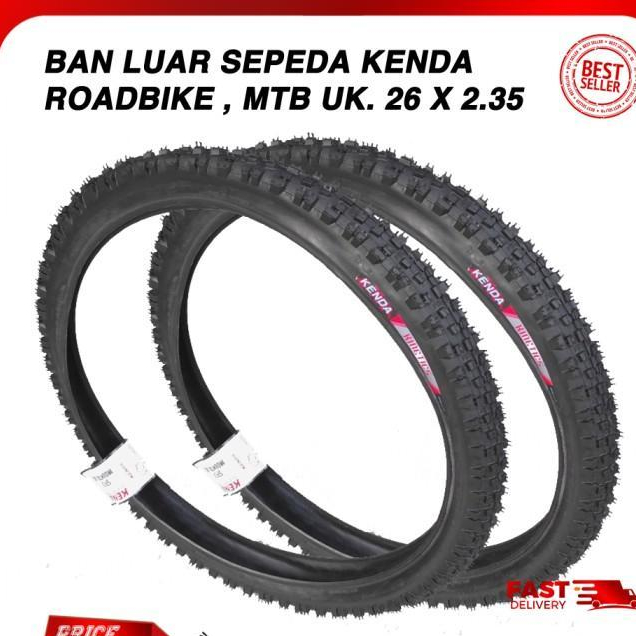 Promo Ban Luar Sepeda Kenda Roadbike Mtb Uk 26 X 235 26 X 2.35 26X2.35