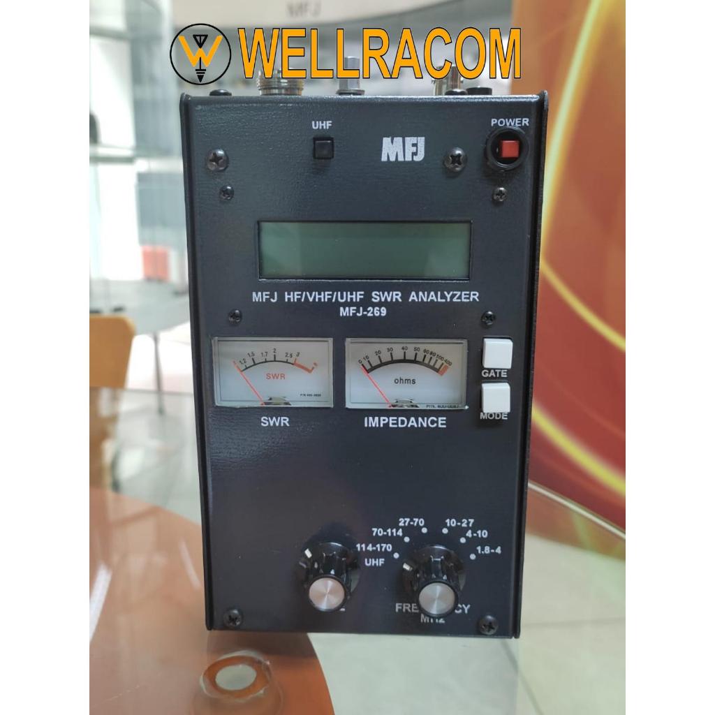 MFJ 269 1,8-170+415-470MHZ SWR ANALYZER VHF UHF ANTENA NEW ORI GARANSI