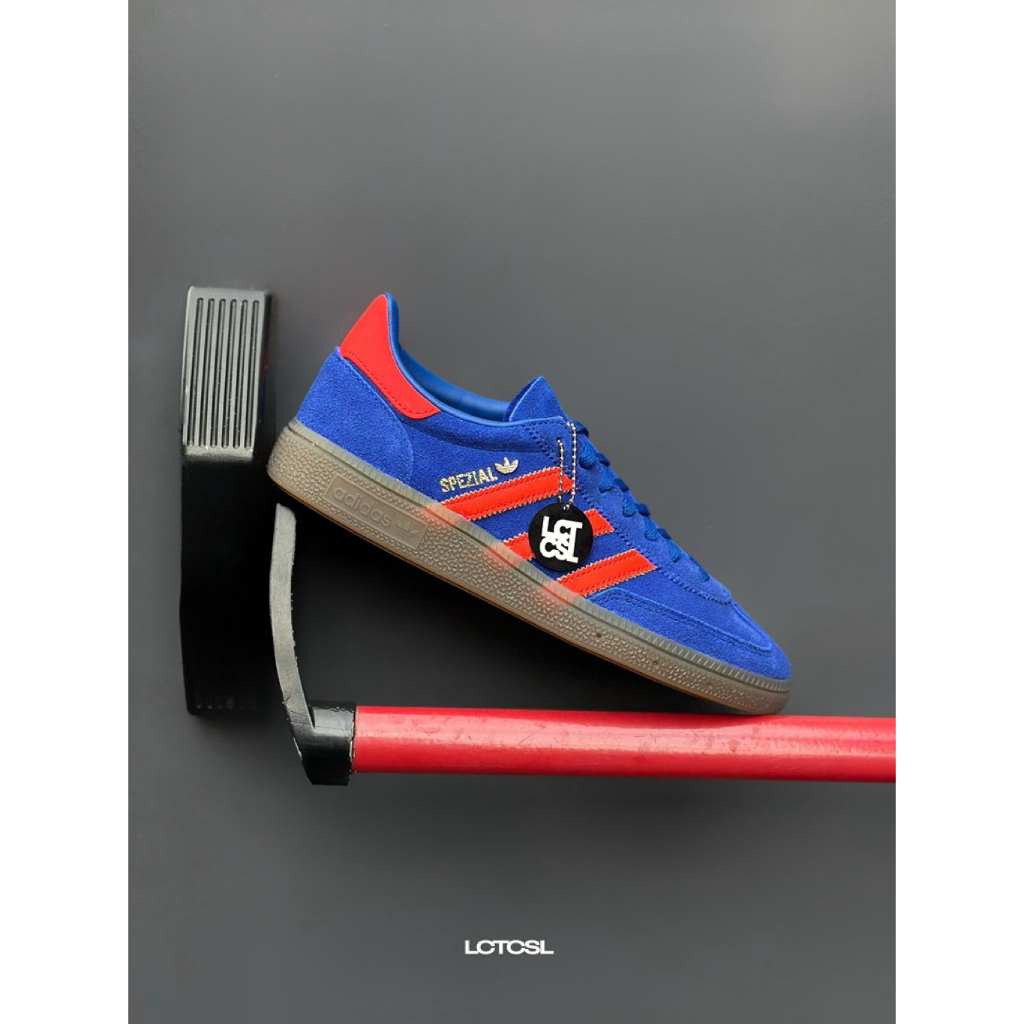 Adidas Originals Handball Spezial - Blue Solar Red (Colorway Dublin)