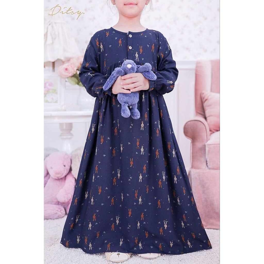 LITTLE DITSY TERBARU | GAMIS MUSLIM ANAK