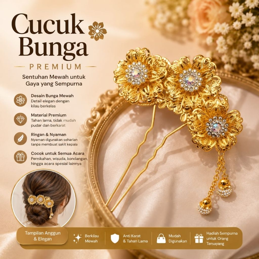 Cucuk Emas Bali/Cucuk Mawar Emas/Cucuk Bali