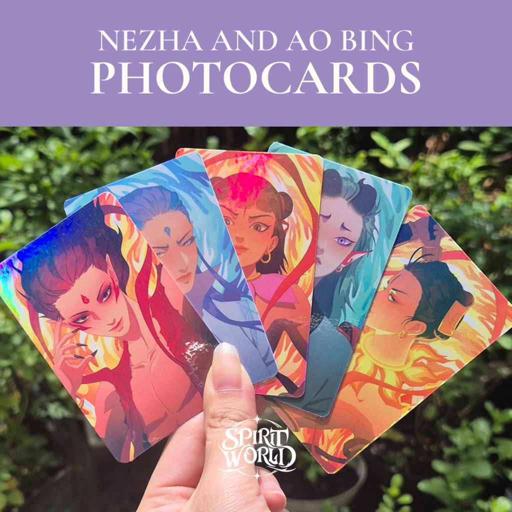 various nezha and ao bing photocards
