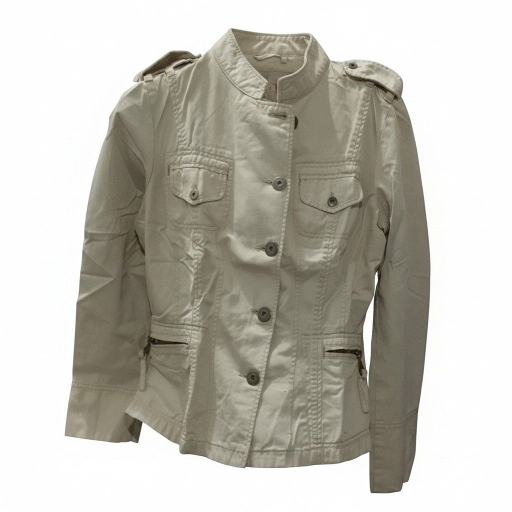preloved-jaket denim khaki merek NEXT