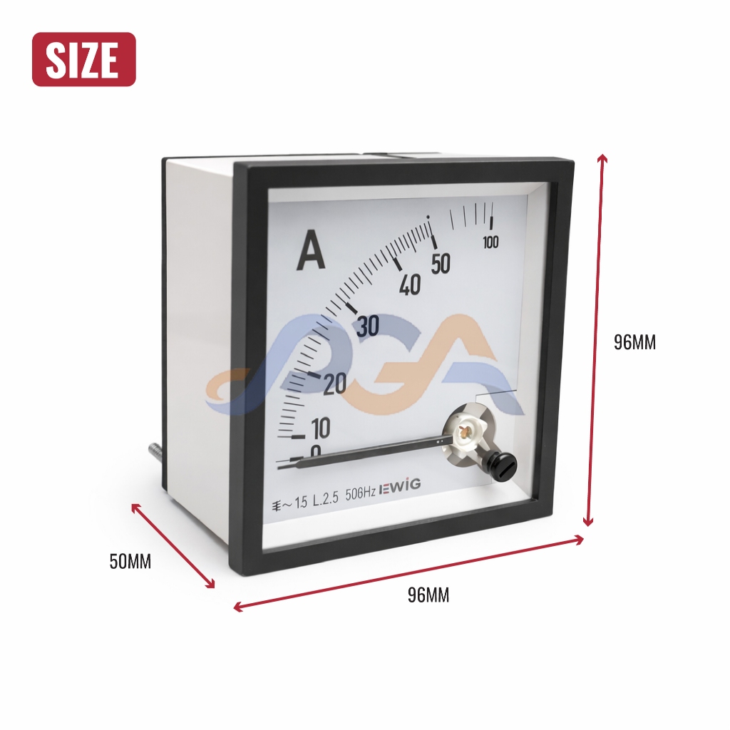 AMPERE METER ANALOG KOTAK