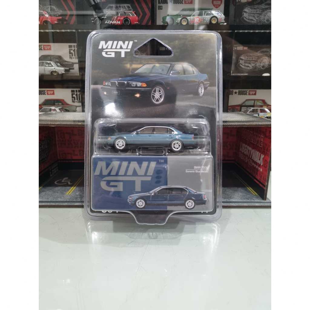 Mini GT 894 BMW 750IL Sorrento Blue Metallic Blister