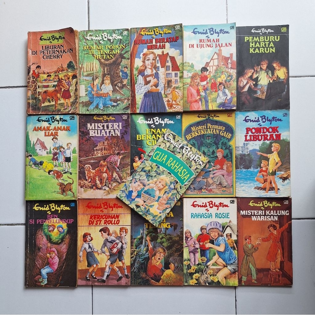 Set judul lepasan Enid Blyton (16 buku)