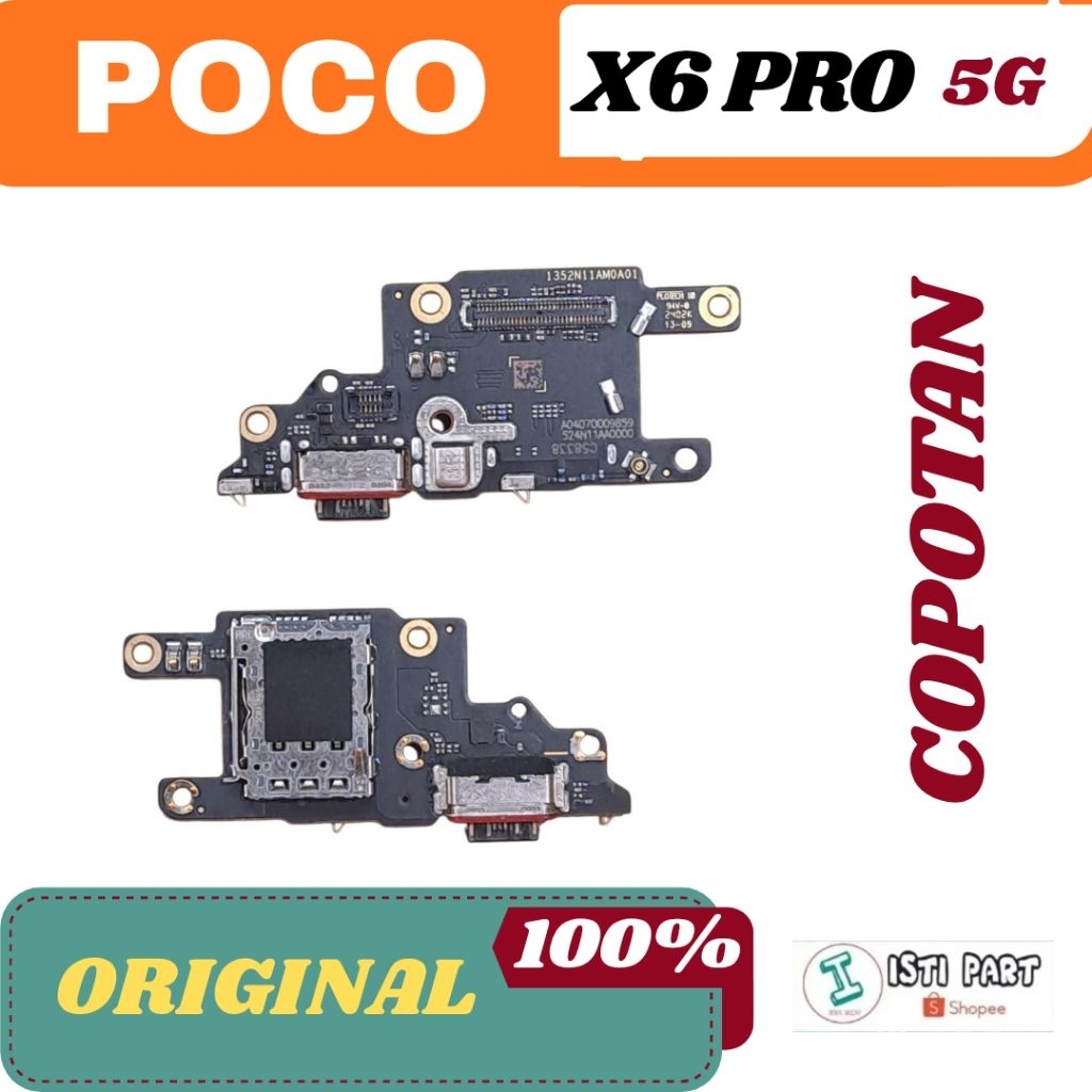 PAPAN CAS BOARD CHARGER POCO X6 PRO 5G COPOTAN