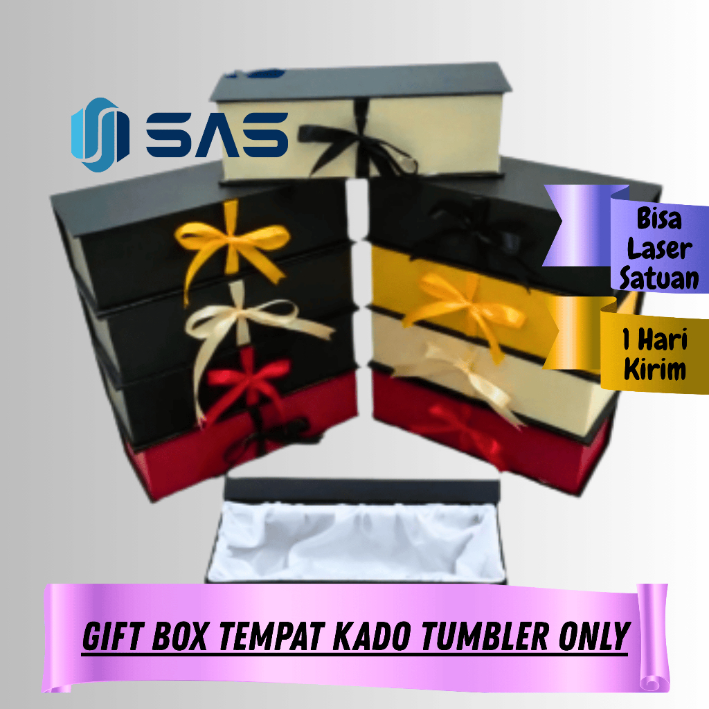 GIFT BOX TEMPAT KADO TUMBLER ONLY | Custom BOX GIFT HAMPERS BOTOL | KOTAK HADIAH | KOTAK SOUVENIR | 