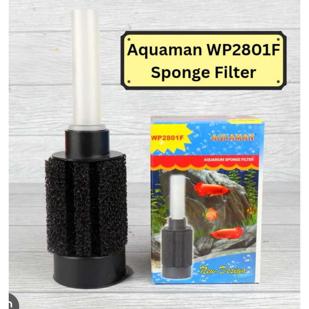 WP 2802F Aquaman sponge Fillter,BIOFOAM SPONGE FILTER AQUAMAN WP 2801F | BIOFOAM SPONGE AKUARIUM
