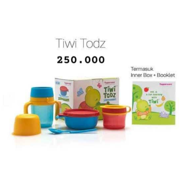 Tiwi Todz - Botol Susu Bayi Tupperware (1 set) Rp. 250