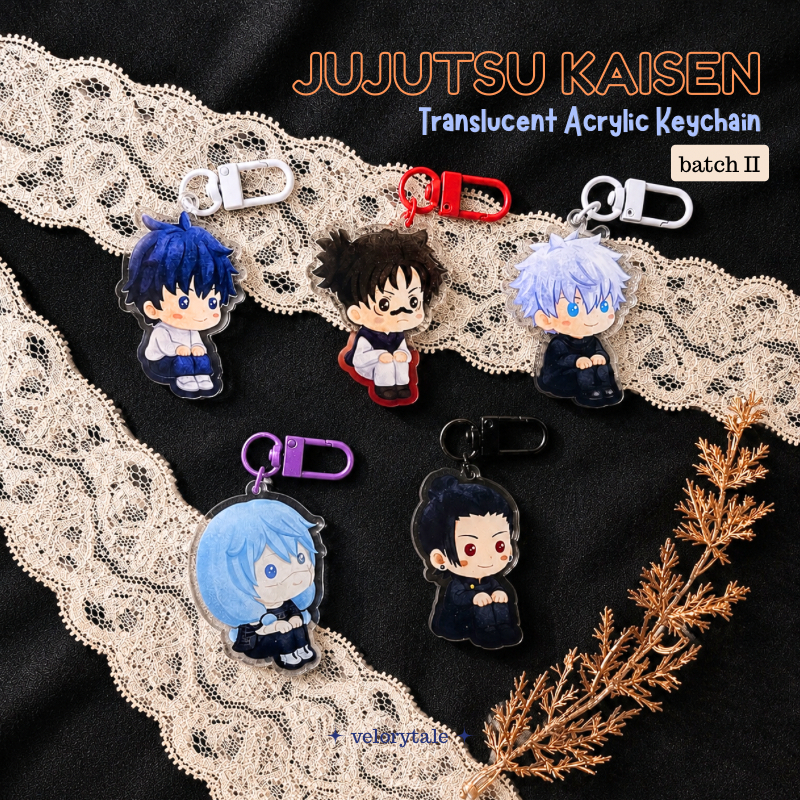 Jujutsu Kaisen Translucent Acrylic Keychain Batch 2 | Gojo Satoru Mahito Choso Yuta Okkotsu Suguru G