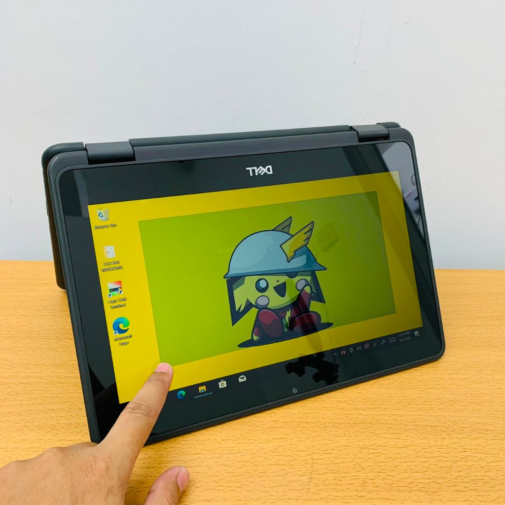 Laptop DELL Latitude 3190 core Pentium Ram 8GB Ssd 128/256 12in Touchscreen dilipat 360°