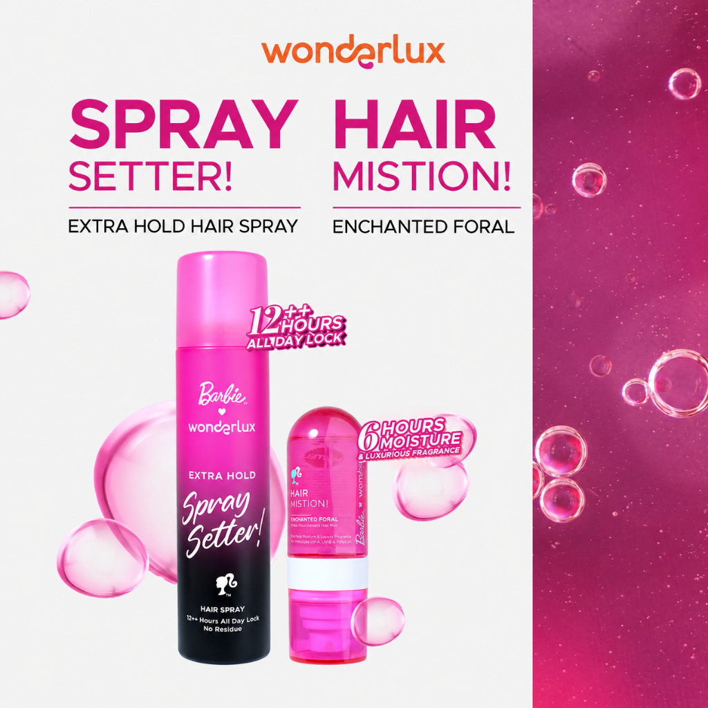 [2PCS] Wonderlux Perfect Combo Rambut Harum Indah Lebih Lama Terproteksi Maksimal Wonderlux Hair Mis