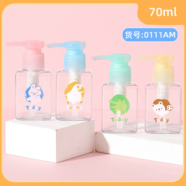 Botol Sabun Botol Travel 70ml Liquid Pump Bottle for Handwash, Shampoo, Lotion with Pump Dispenser