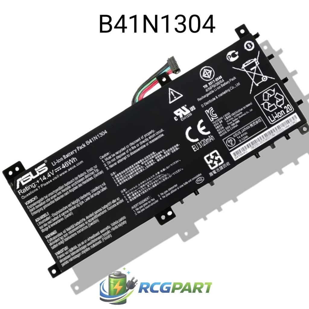 Asus Baterai Laptop Asus Vivobook S451 V451- B41N1304