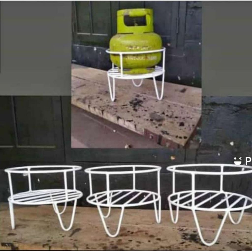 Rak gas 3kg atau tempat tabung gas 3kg bahan besi