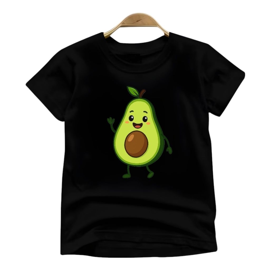 baju kaos anak baju buah alpukat
