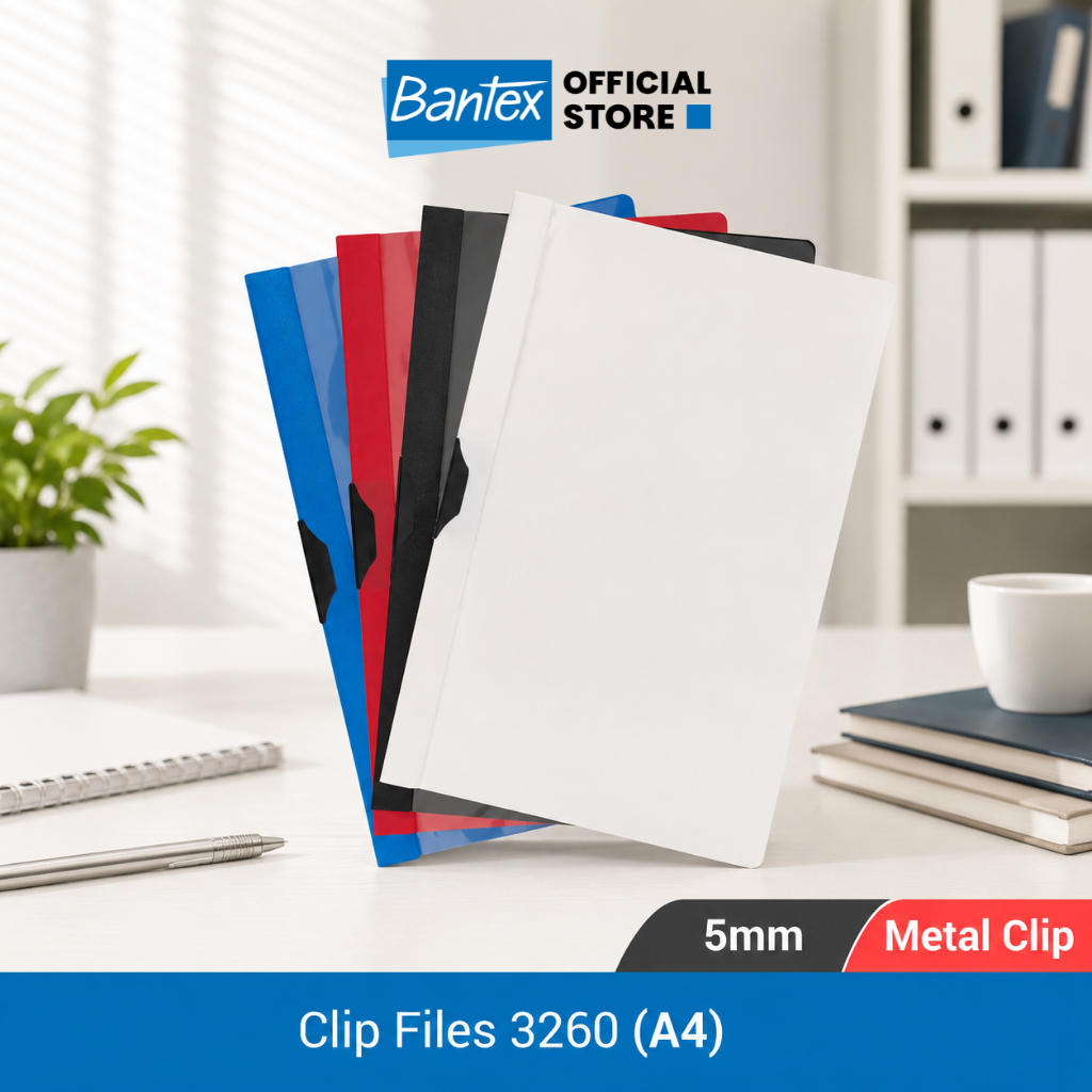 Bantex Clip File A4 metal clip #3260