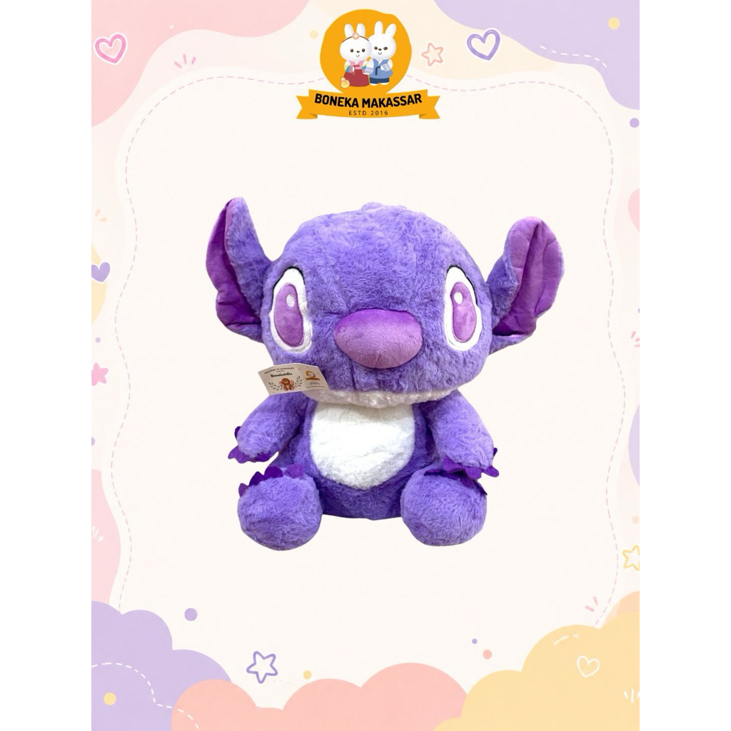 BONEKA STITCH UNGU XL
