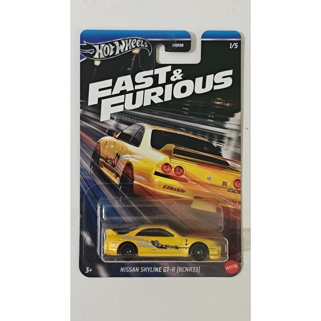 Hot Wheels Fast & Furious Nissan Skyline GT-R (BCNR33)