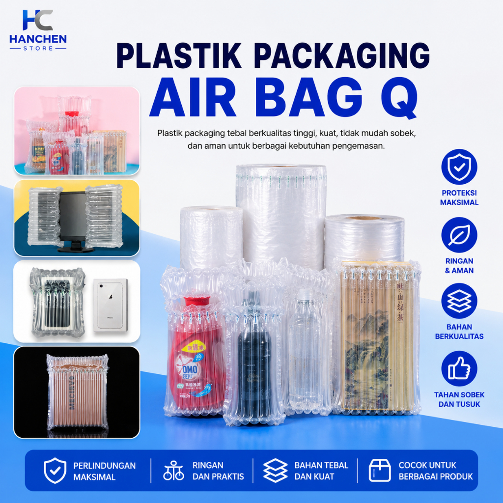 Plastik Packaging Bag Q Packaging Pelindung Barang (Bisa Custom)