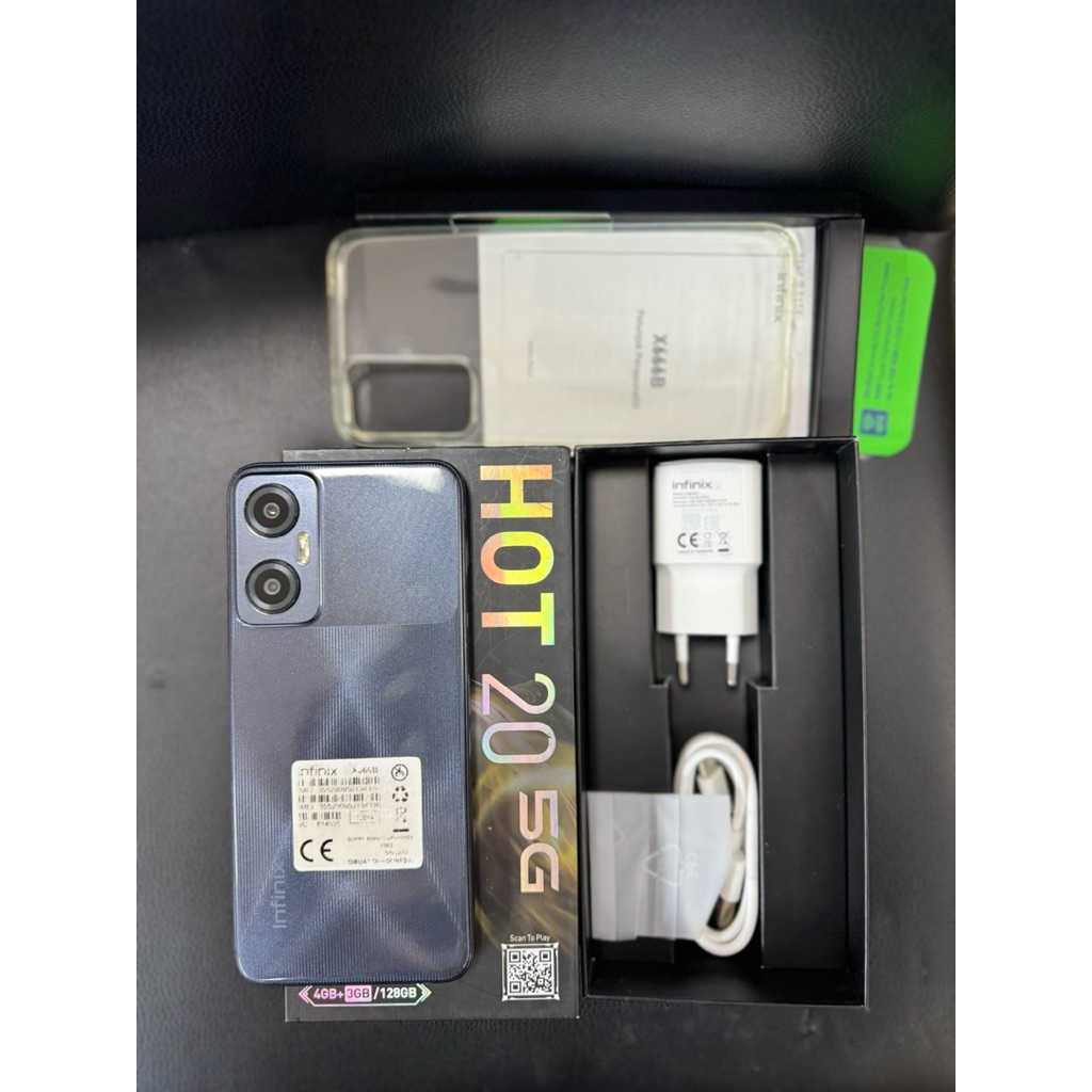 Infinix hot 20 5G 4/128gb fullset second