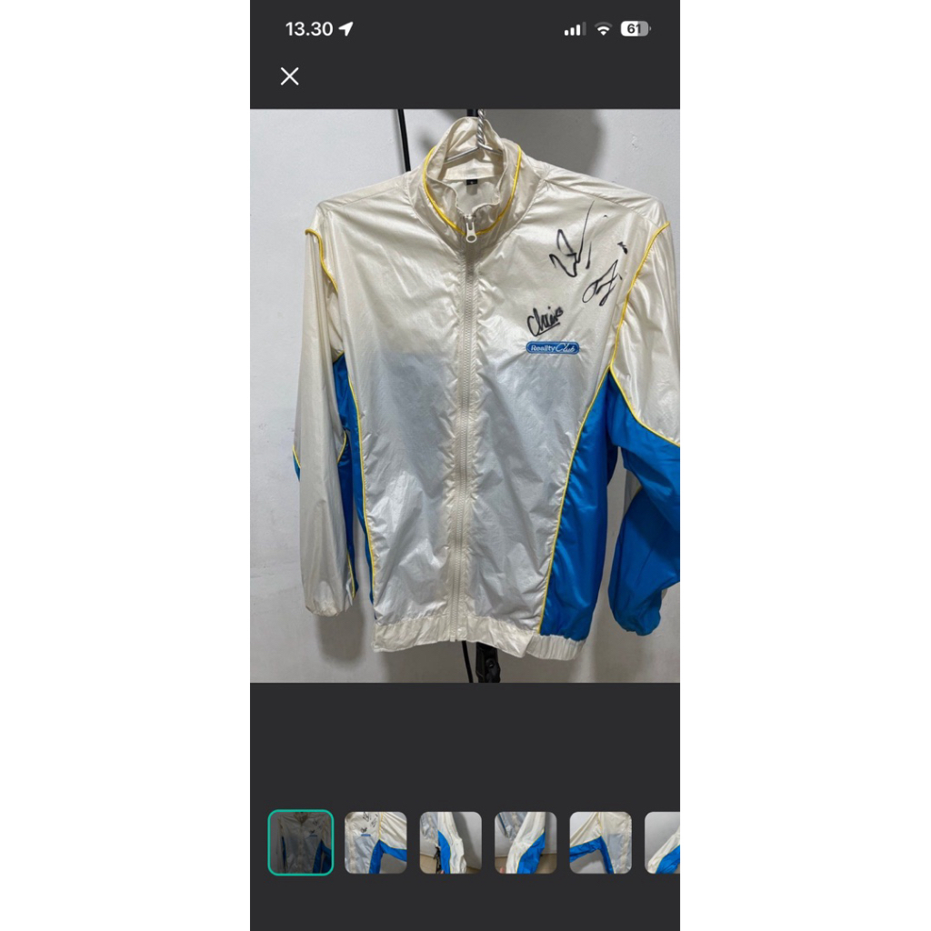 (PRELOVED) Official Merch Reality Club Sunny Days Windbreaker Jacket SIGNED
