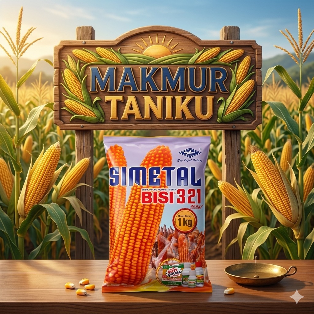 100%ASLI BENIH JAGUNG SIMETAL BISI 321 1 KG / SIMETAL 321 ORIGINAL / JAGUNG SIMETAL 321 ( EXP OKTOBE