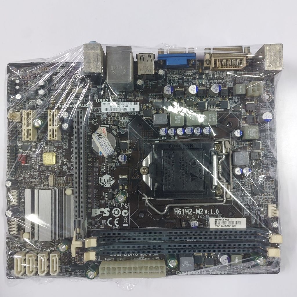 Motherboard H61 ECS H61H2-M2 Ver:1.0 Socket 1155 Support Gen2