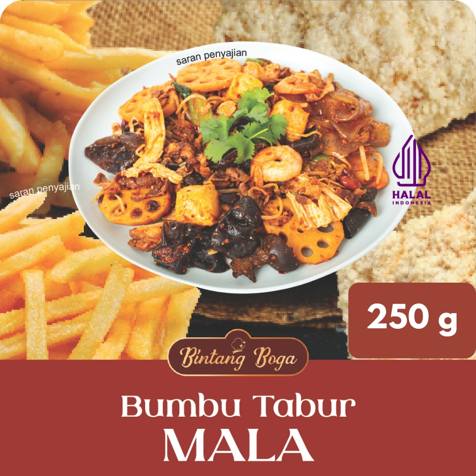 Halal Bubuk Cabe Mala / Dipping Powder Mala / Bumbu Tabur Mala/Bumbu Shao Kao