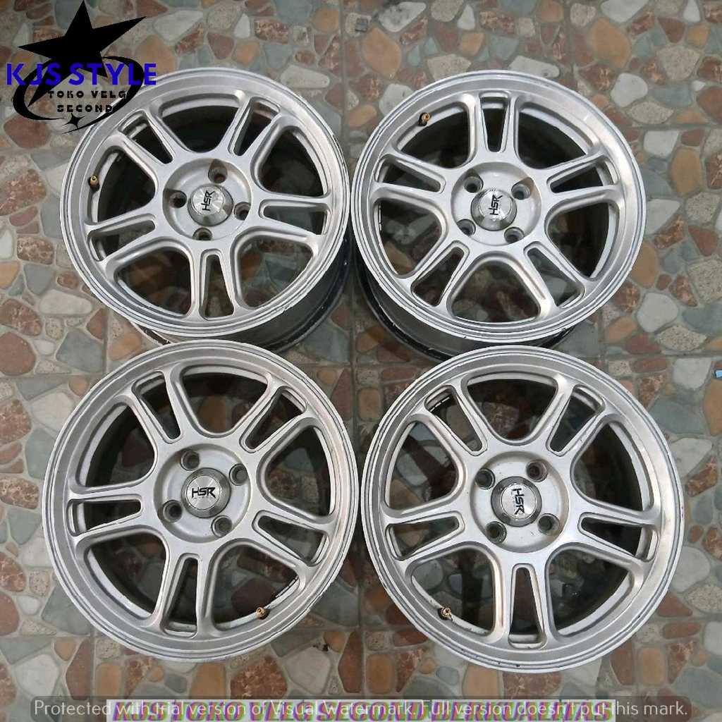 VELG RACING SECOND MODEL HSR NX SPO RING 15 PCD 4X100 PNP BRIO SIGRA CALYA JAZZ FREED MOBILIO DLL