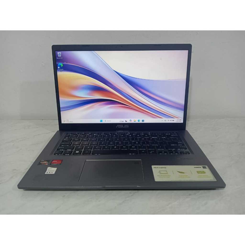 Laptop Second Asus Vivobook M415DAO Ryzen 3 RAM 8 SSD 256 Keyboard LED Backlight Layar FullHD