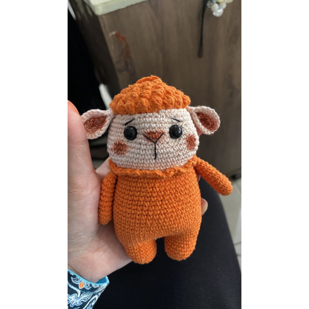 AMIGURUMI SIDO,DOMBA KECIL, BONEKA RAJUT DOMBA, BONEKA RAJUT, CROCHET BONEKA, SHEEP,BONEKA MINI, BON