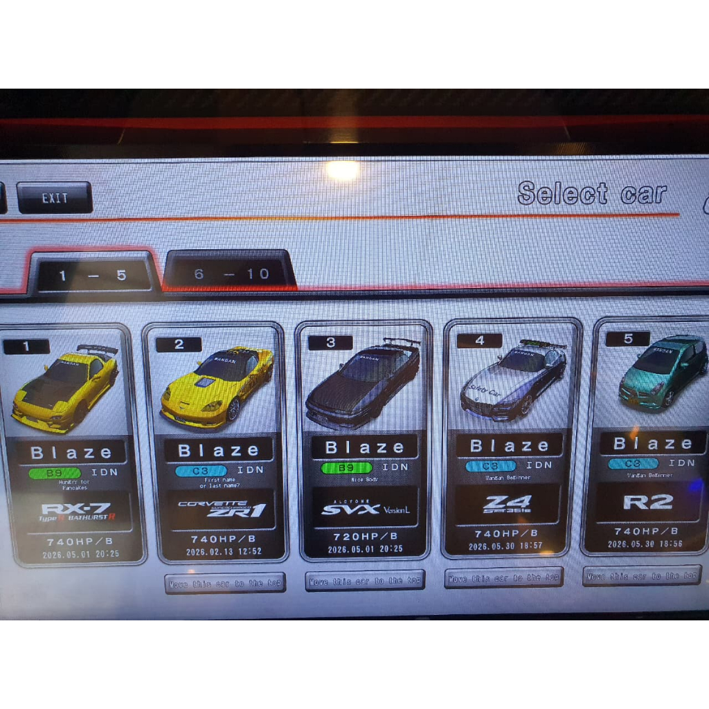 Banapassport Wangan Midnight Maximum Tune 6rr Data ready for Battle and Time Attack Training