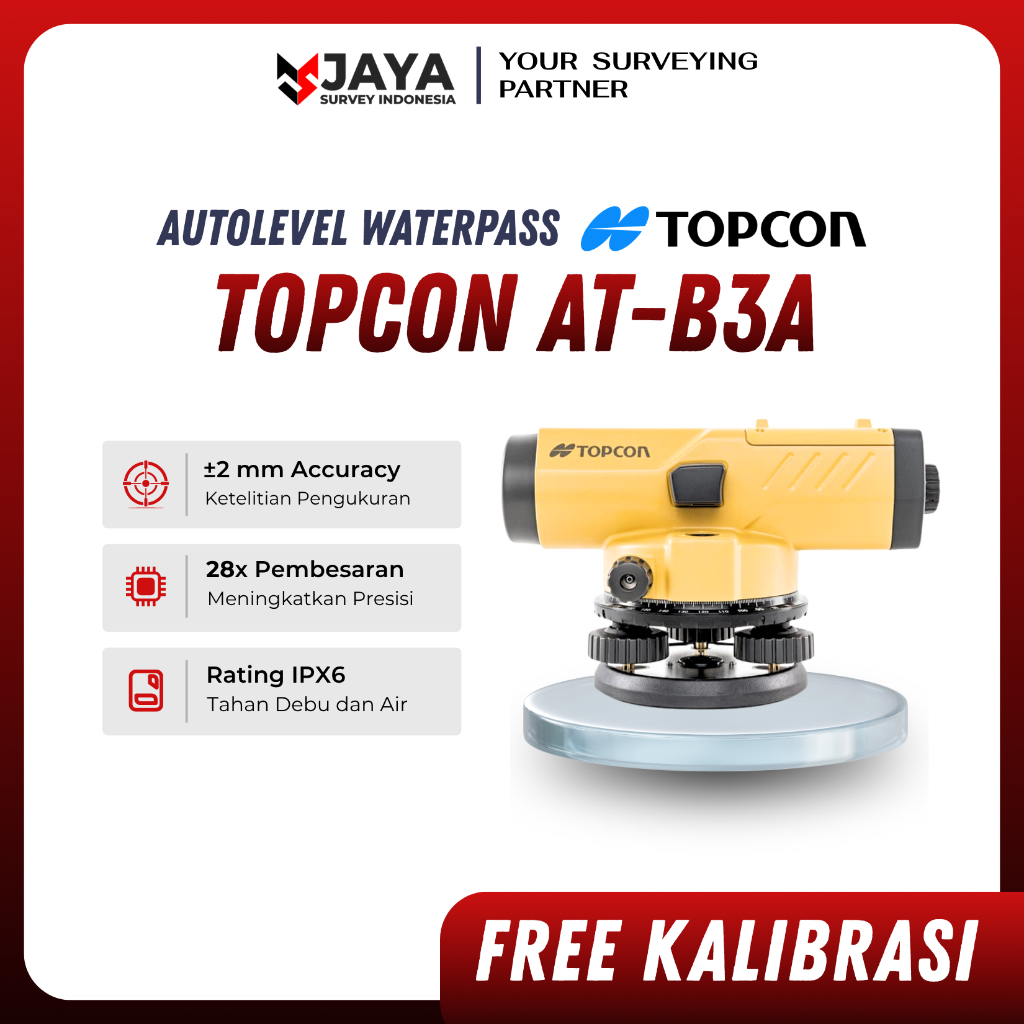 Autolevel TOPCON AT-B3A Auto Level Waterpass