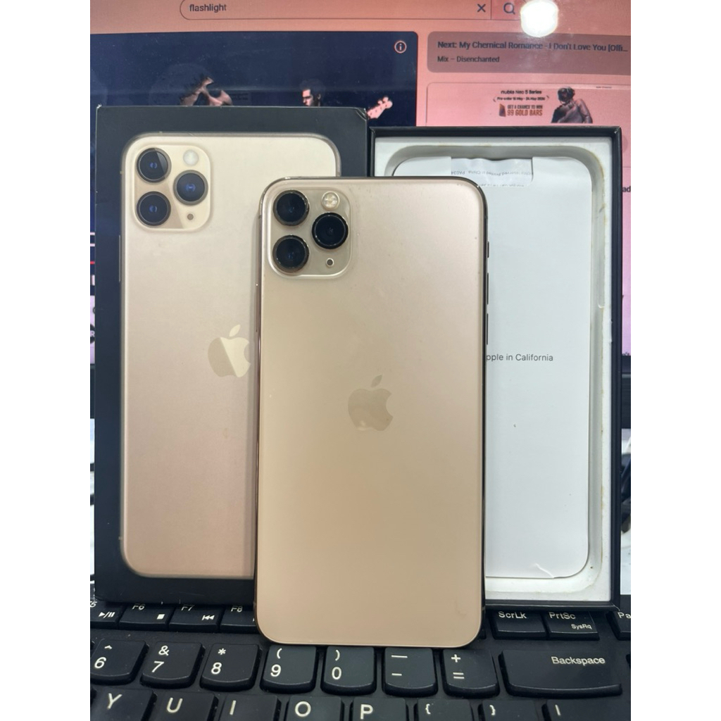 iPhone 11 Pro Max 256GB Rose Gold Resmi iBox (PA/A)