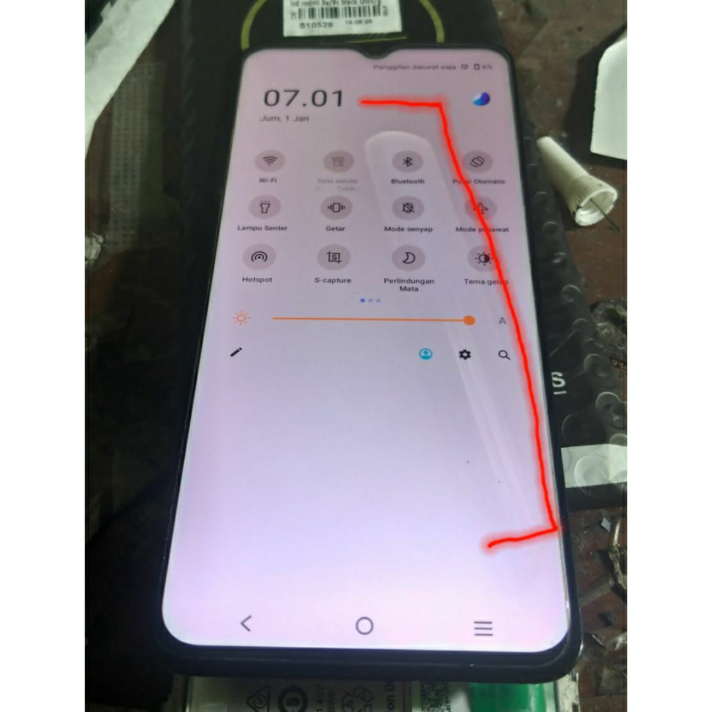 lcd vivo y53s copotan original 100% minus
