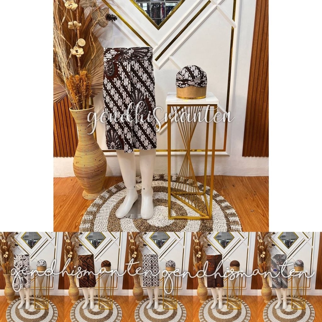 Gendhis • Sembong + Blangkon Solo Jarik - Motif Lengkap