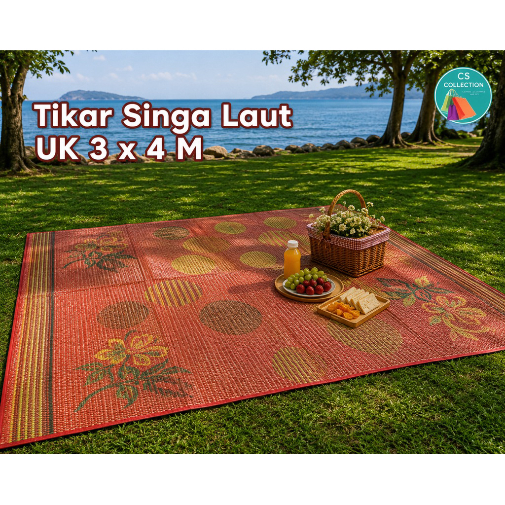 SINGA LAUT 3x4 / TIKAR PLASTIK 3x4 / TIKAR SINGA LAUT /  SINGA LAUT 3x4 / KARPET SINGA LAUT / ALAS