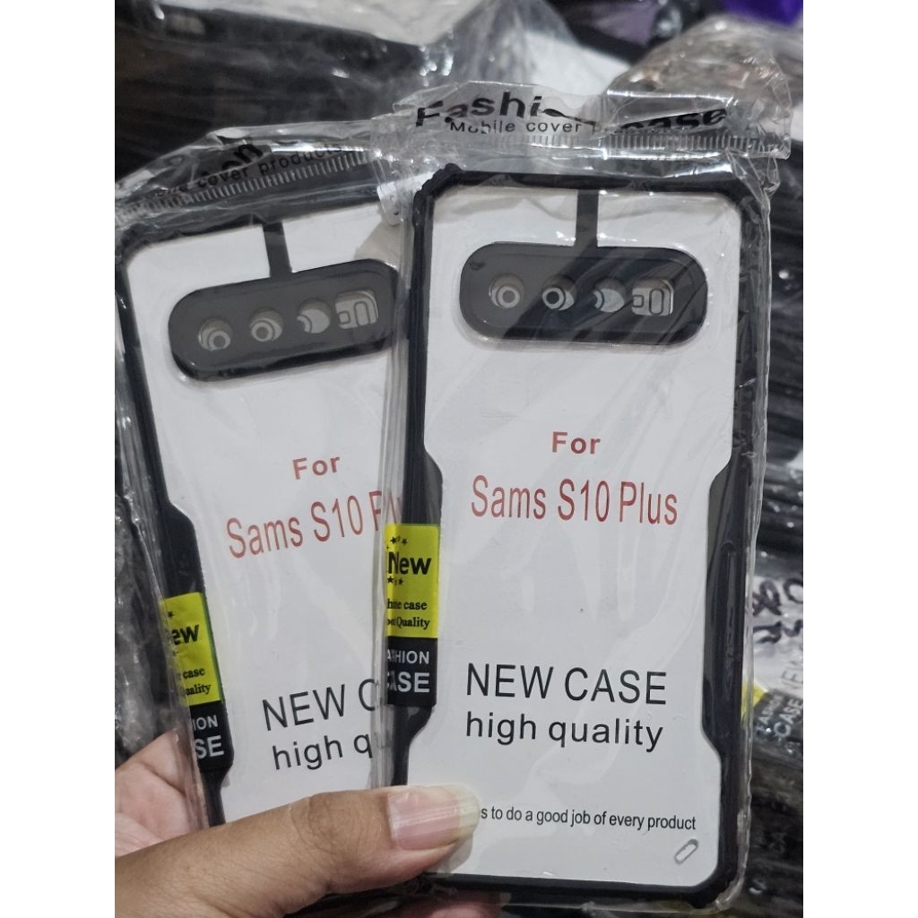HARD CASE ARMOR SHOCKPROOF BUMPER TRANSPARANT FOR SAMSUNG S8 / S8 PLUS / S9 / S9 PLUS / S10 / S10 LI