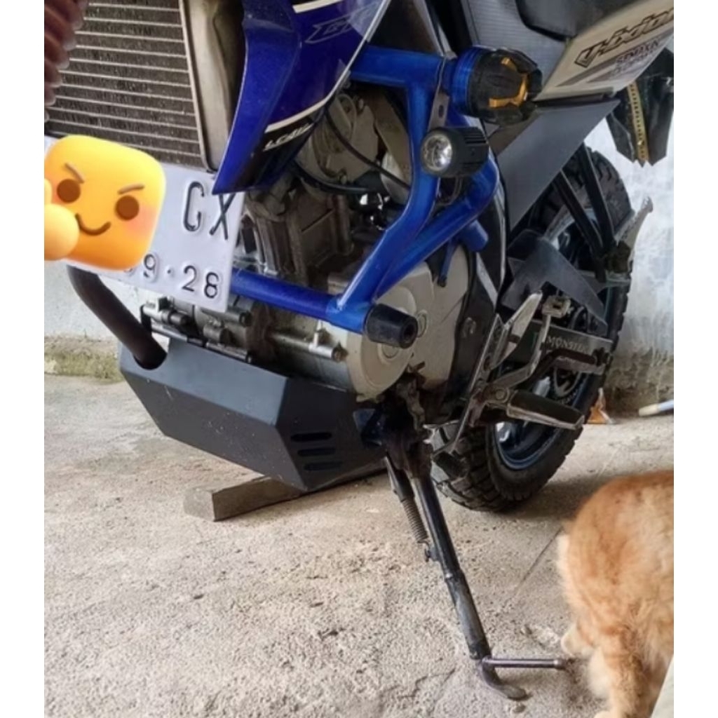 SKIDPLATE / COVER ENGINE YAMAHA VIXION NVL NVA PENGAMAN MESIN VIXION ENGINE VIXION