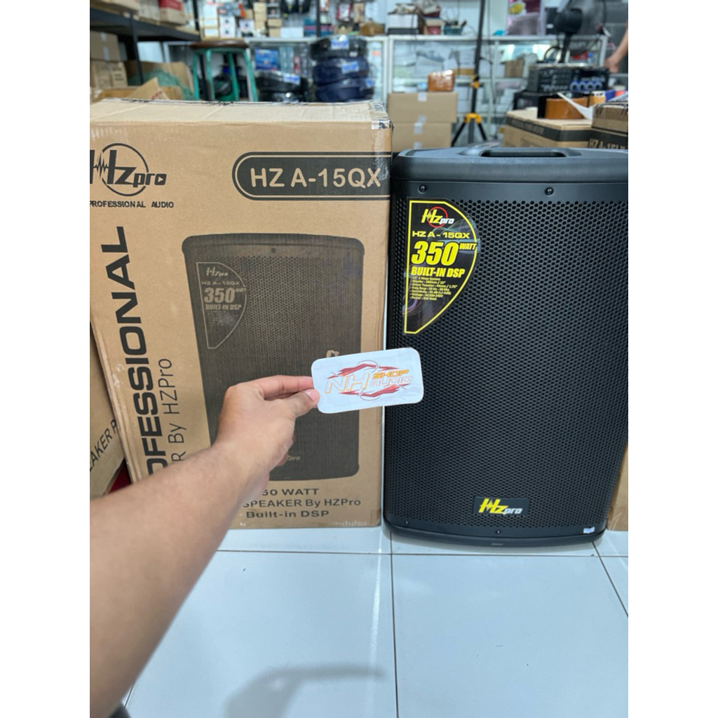 Speaker Aktif HZ pro A-15QX 15inchi Monitor Floor HzPro HZ Pro A-15QX A 15QX Original 15in 15 in Gar