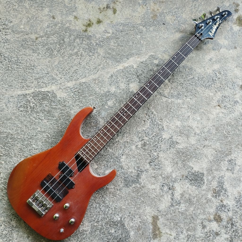 GITAR BASS ORIGINAL WASHBURN MERCURY SERIES 4 STRING SECOND MURAH