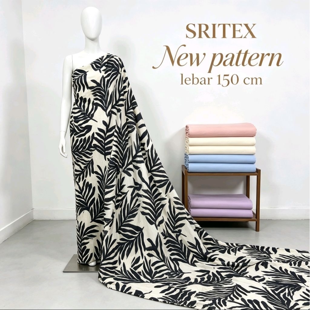 kain crinkle - kain bahan motif - kain katun silky - kain  crinkle motif - kain katun garment