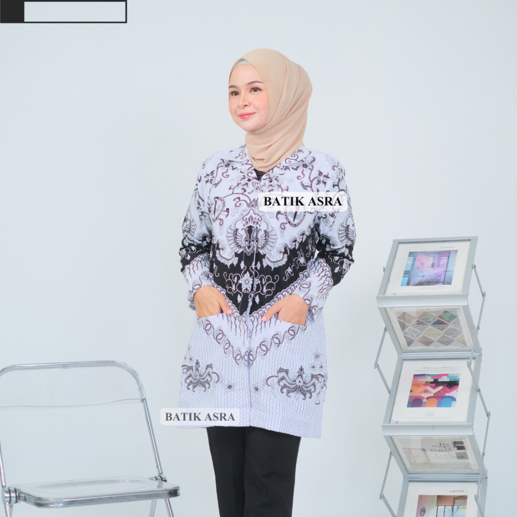 Tunik PGRI Wanita Terbaru Kain Kusuma Bangsa Lapis Furing Seragam Guru