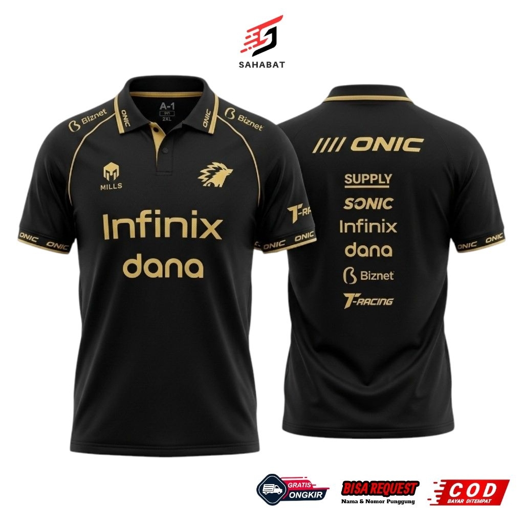 Kaos Olahraga  Jersey Onic Away Olahraga Sport