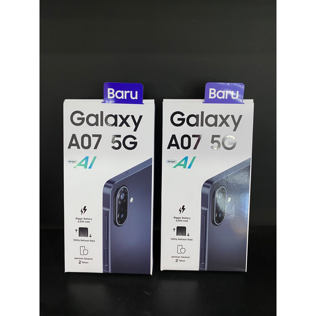 Samsung Galaxy A07 5G RAM 6GB - Tahan Air, Baterai 6000mAh, 12 Bulan Garansi