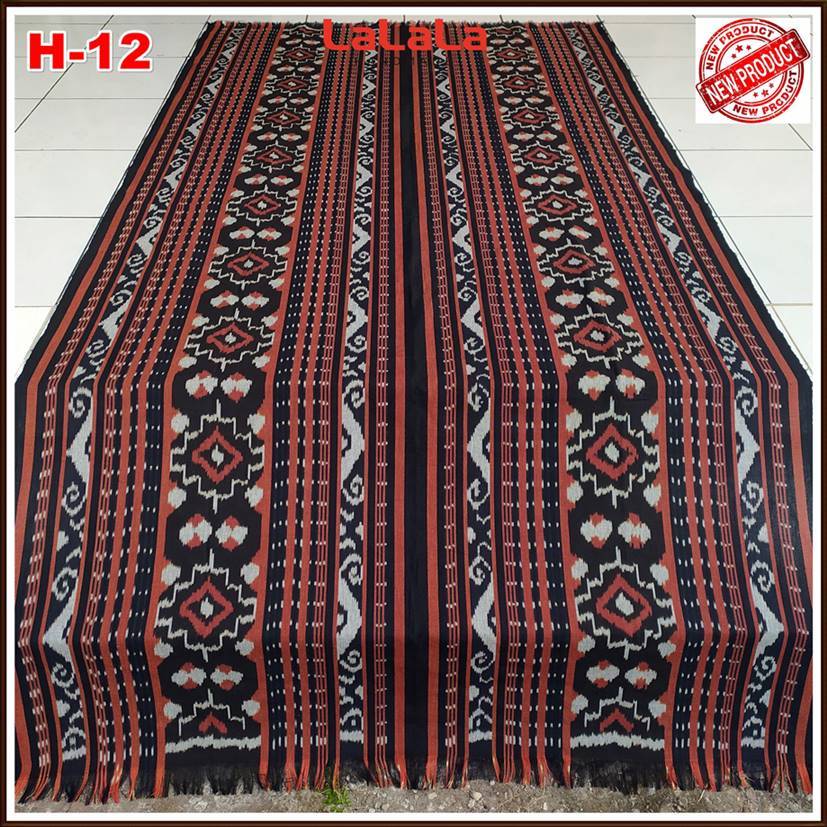 Kain Tenun Ikat Blanket Etnik Asli Motif Dayak Sumba NTT Asmat Lombok Papua Toraja Bali Jepara
