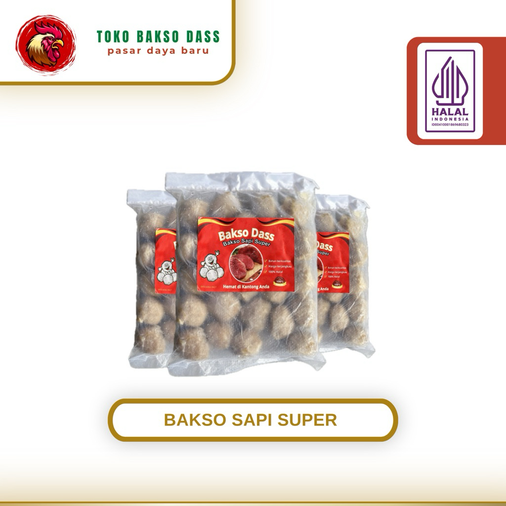 Bakso Sapi Super Frozen | Same Day Makassar | Halal