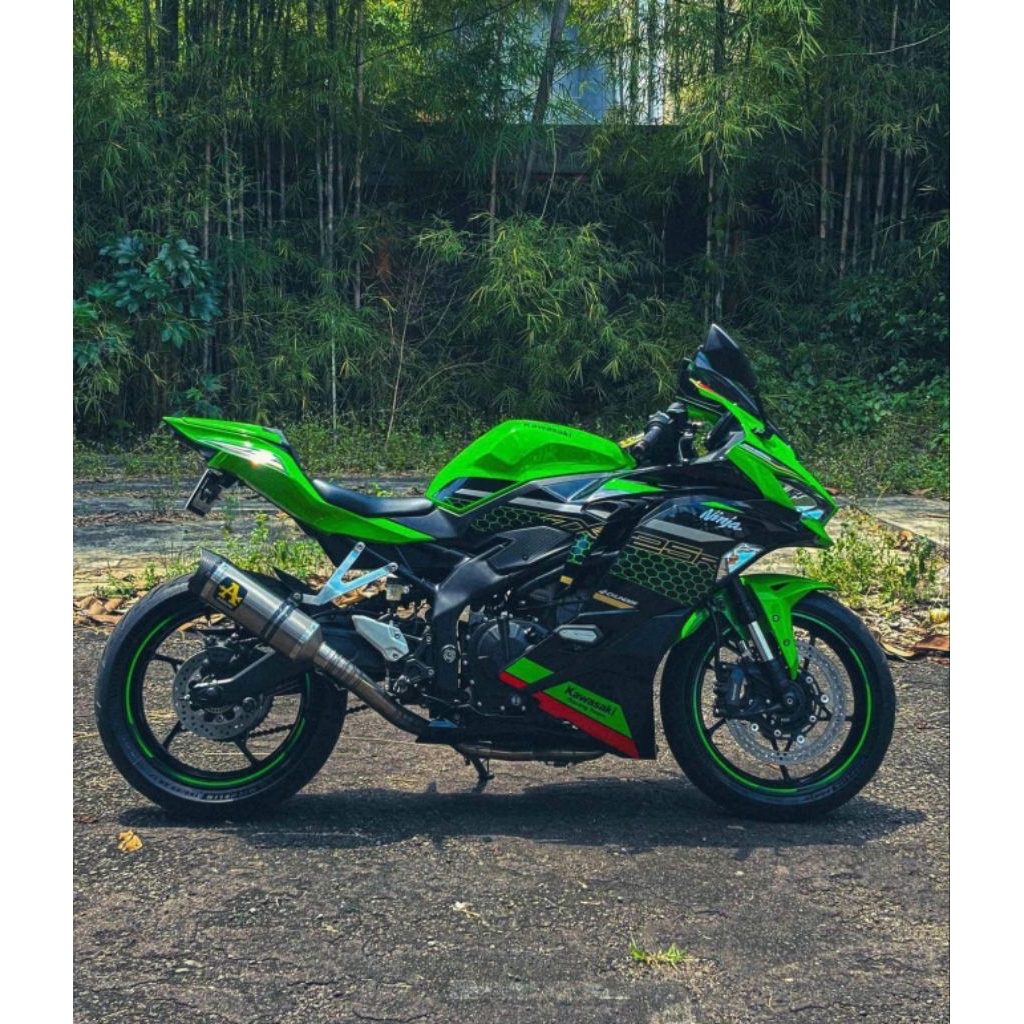 Knalpot Arrow Thunder titanium header Titanium by project one zx25rr zx4r zx25r